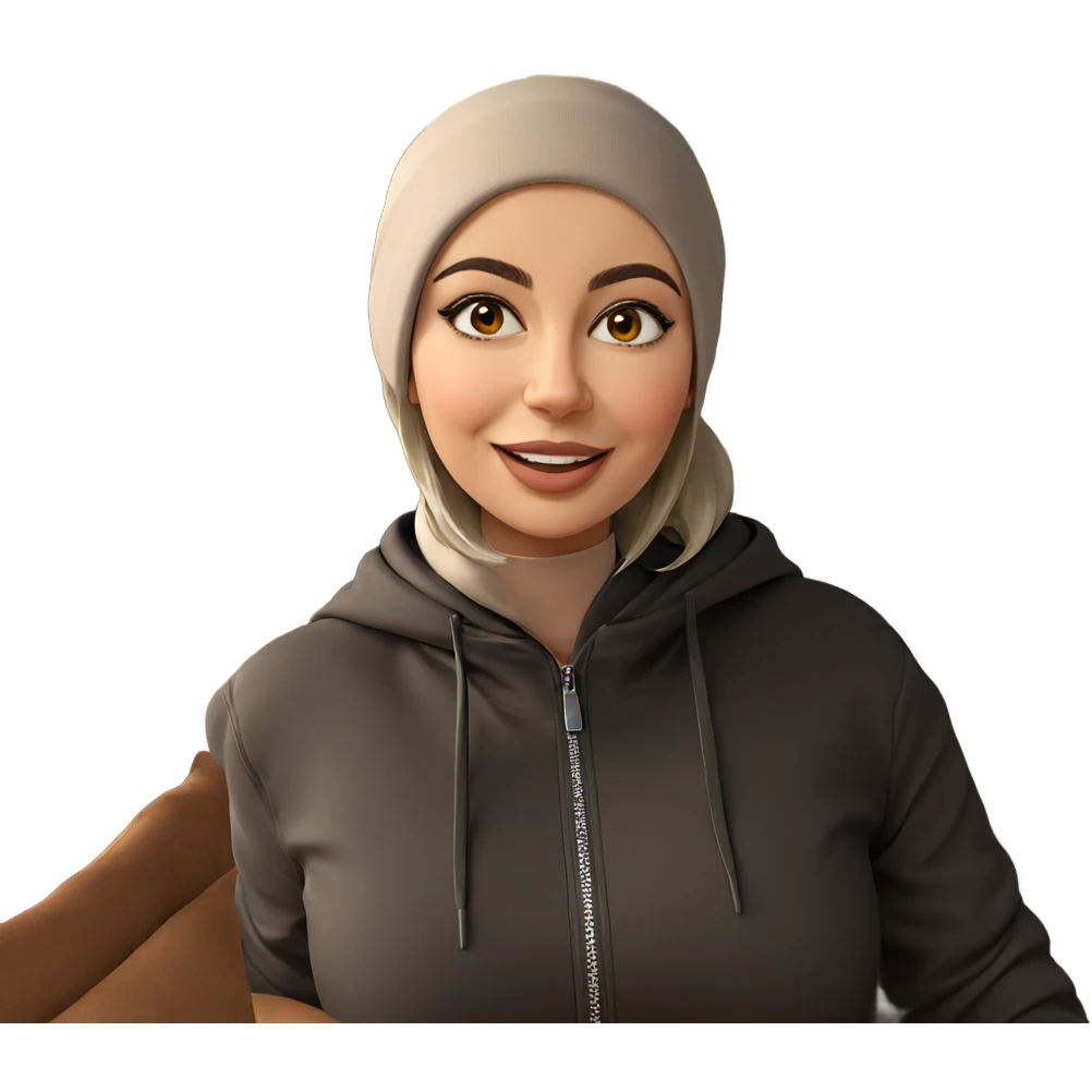 smiling girl in a hat emoji
