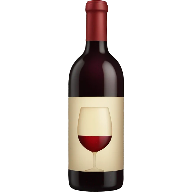 Wine bottle emoji