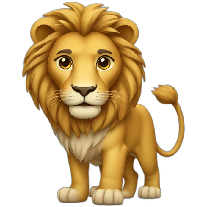 lion freelancer emoji