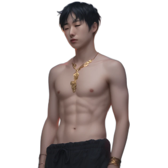 Bare belly, Wings, Choker, Colorless garden, Bathed in shadows, FOV 90 degrees, short lighting, L USM, Cold Colors, gilded technique, taiji, extremely hyper aesthetic, absurdres emoji