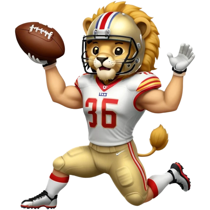 Lion nfl champion emoji