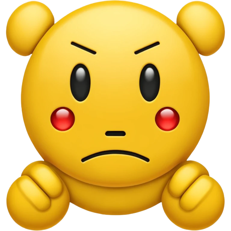 sad emoji just like in the pacman  emoji