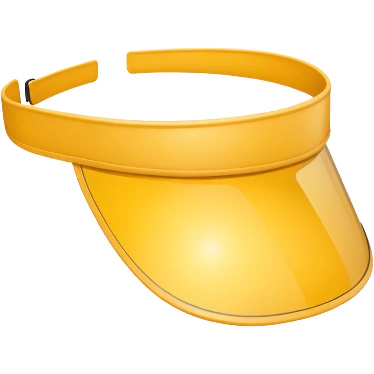 Sun Visor,yellow emoji