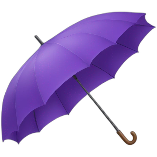 purple umbrella emoji