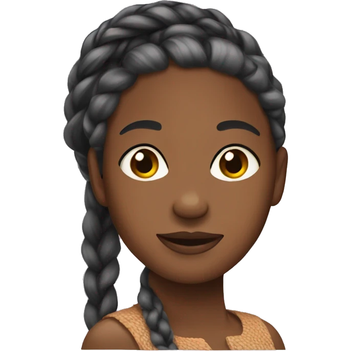 Congolese Woman Braids emoji