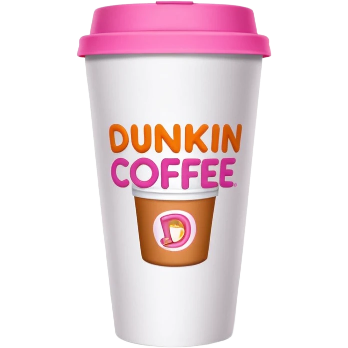 A Dunkin coffee cup but Megan thee stallion themed that says hotties run on Dunkin  emoji