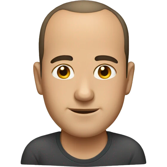 man with receding hairline emoji
