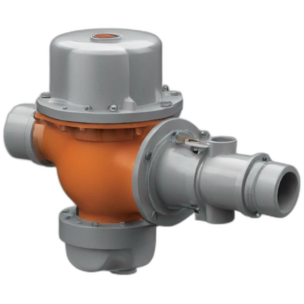 hot water pump housing with flow emoji