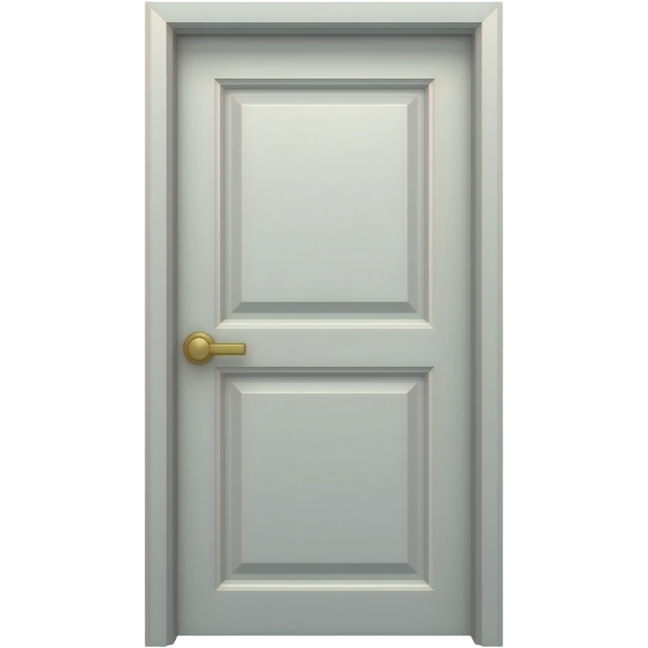 puerta cerrada con un fondo negro pero sin ninguna persona emoji
