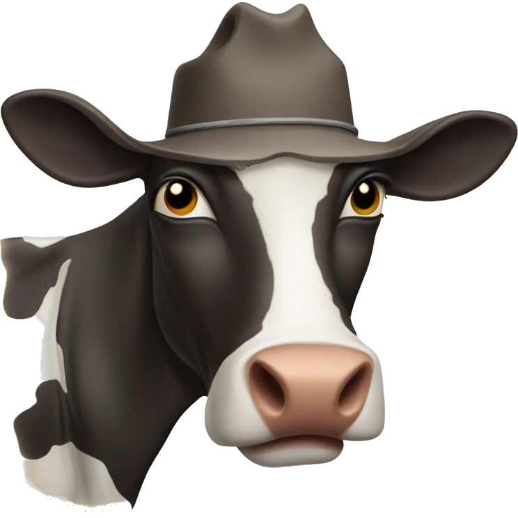 Western cow emoji