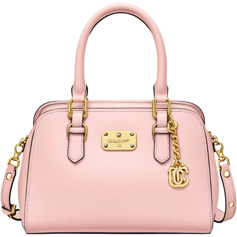 pale pink juicy couture purse emoji