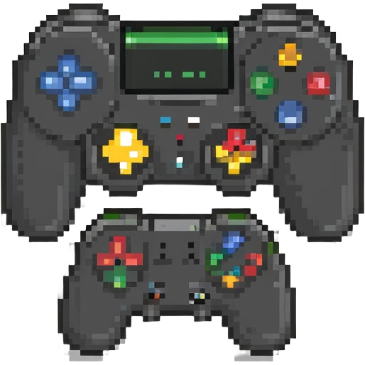 gaming emoji holding a gamepad emoji