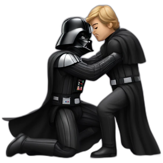 Darth vader strangle a man emoji