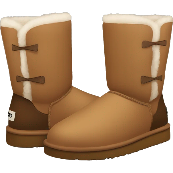Ugg boots brown emoji