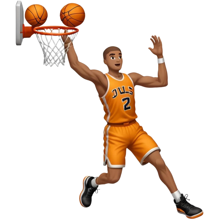 Basketball dunk  emoji