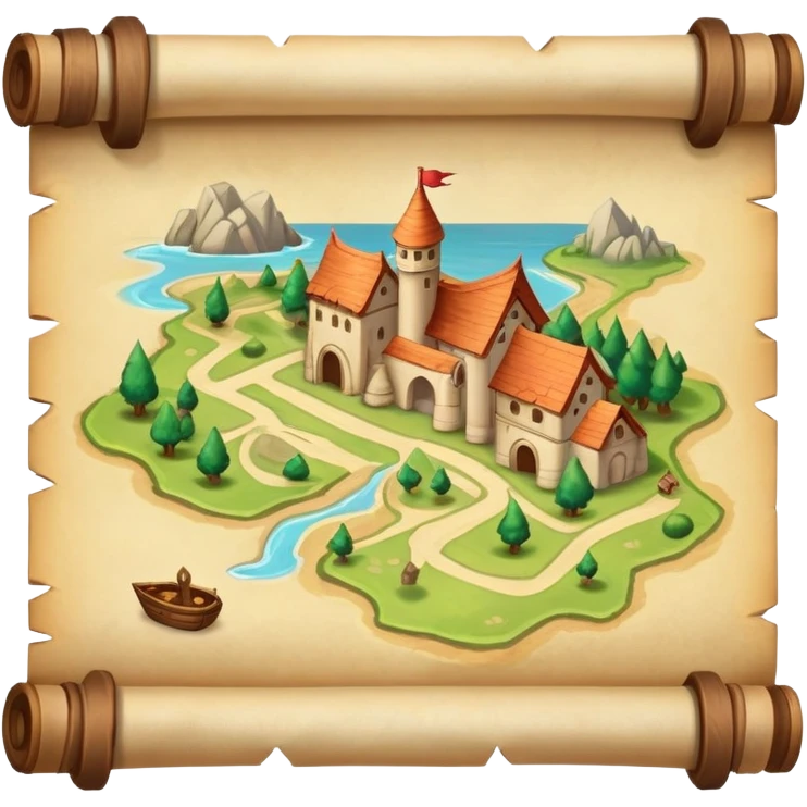 rpg map scroll emoji