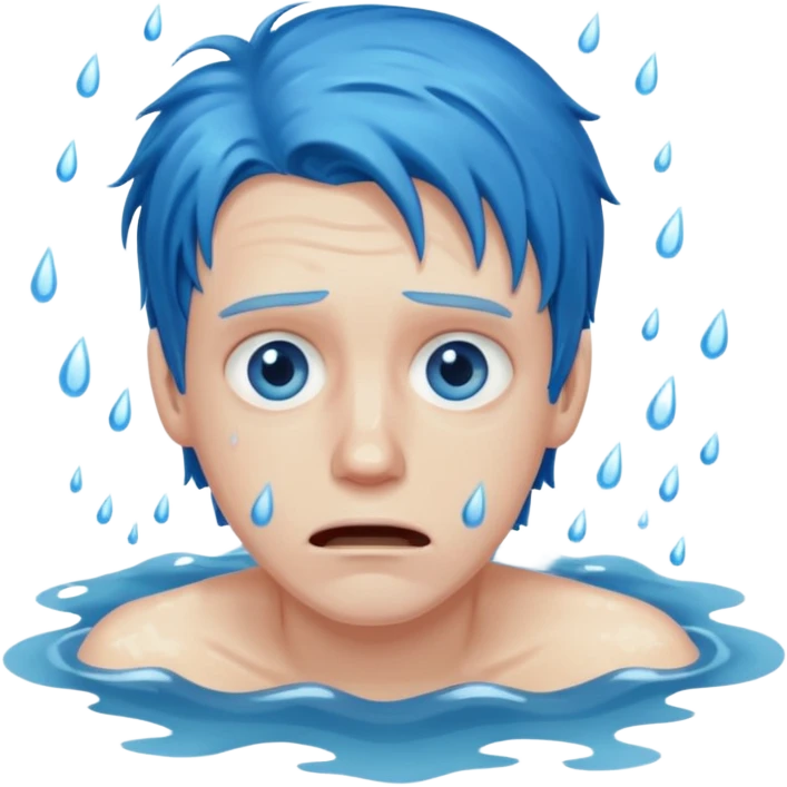 man drowning emoji