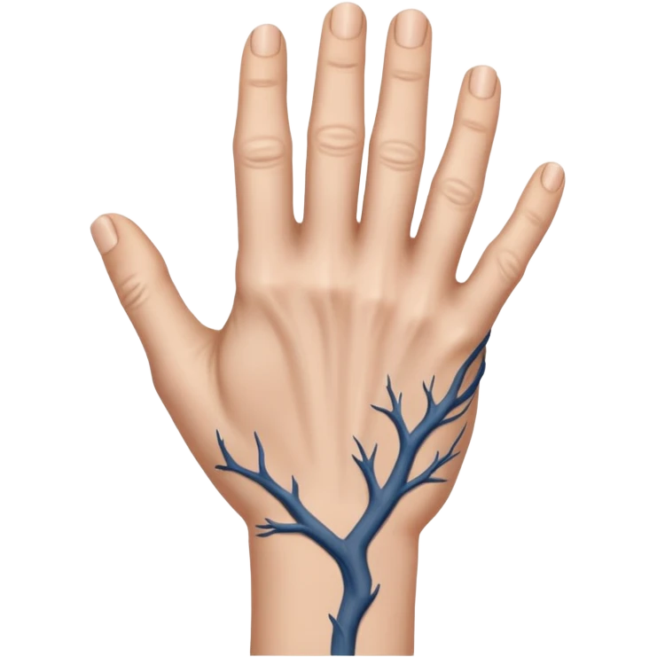 back of left hand emoji