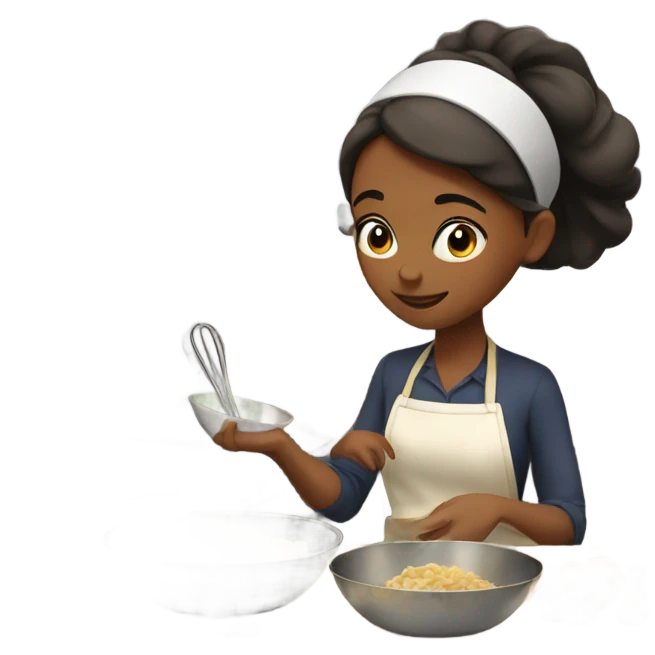 Girl cooking  emoji