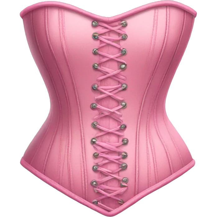 pink corset emoji