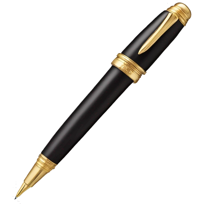 Mont blanc luxury pen  emoji