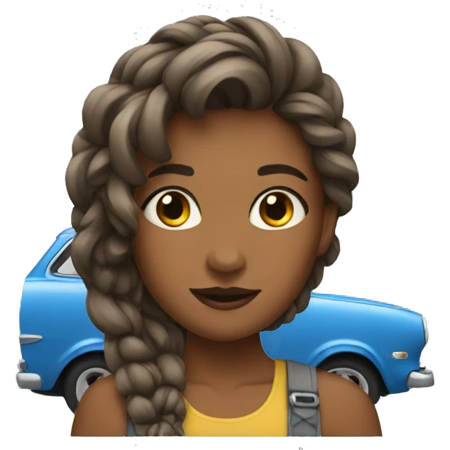 car girl emoji