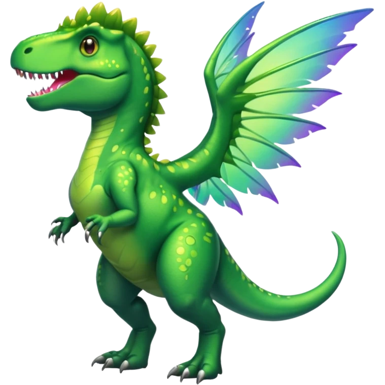 T-Rex fairy emoji