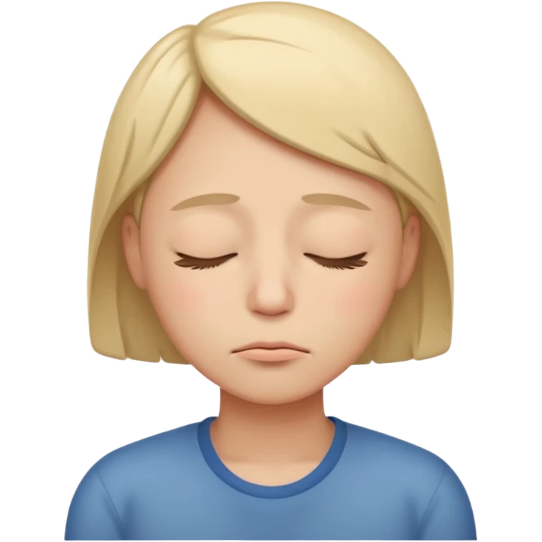 Tired happy face emoji