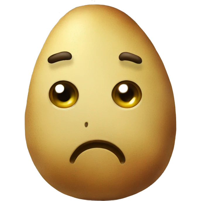 sad potato emoji