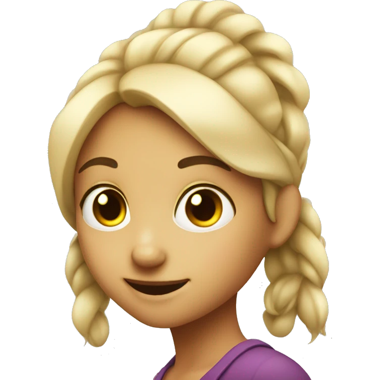 sly smile girl emoji