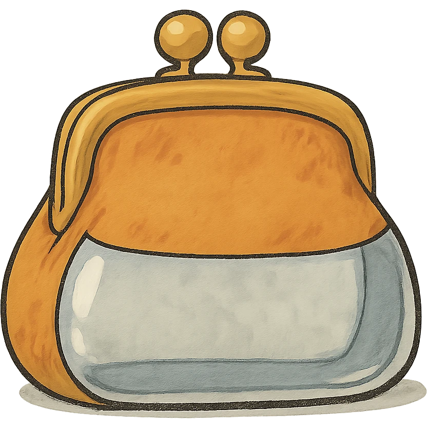 Cute purse emoji