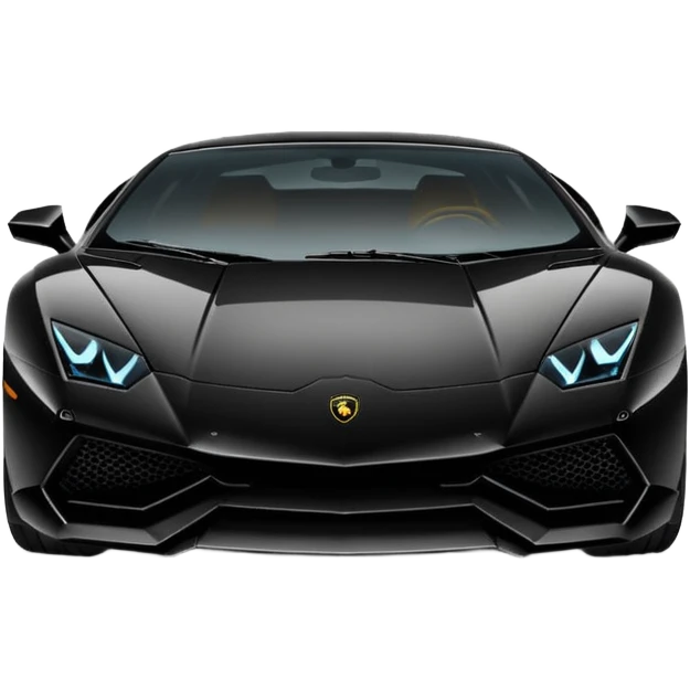black lamborghini scion emoji