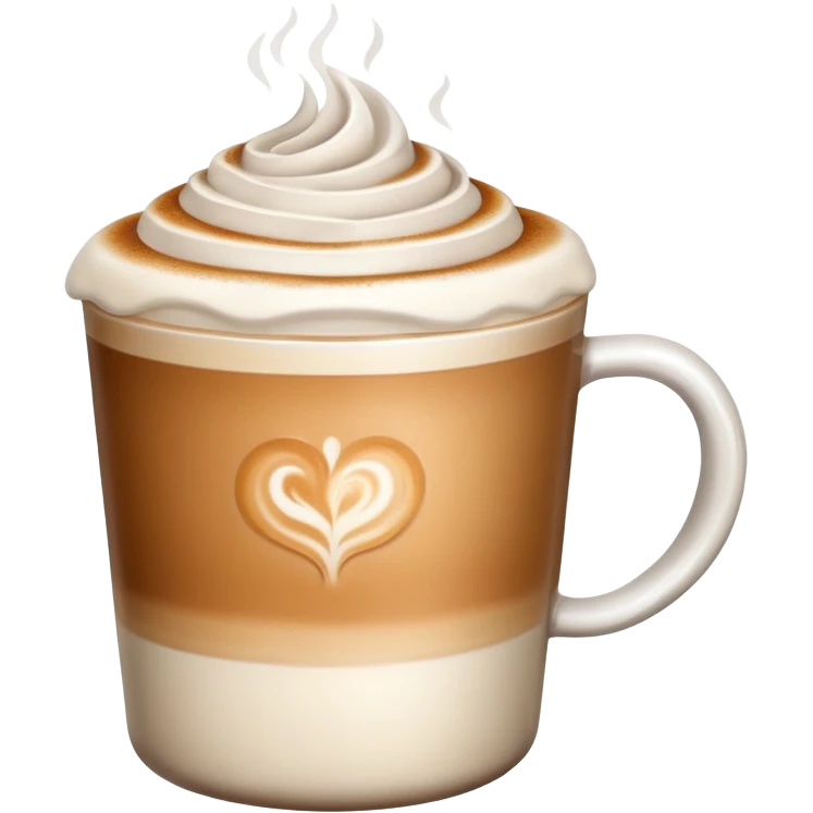 A beautiful coffee latte  emoji