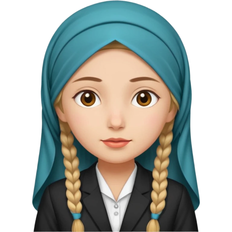 girl wearing suit and chunni on her head  emoji