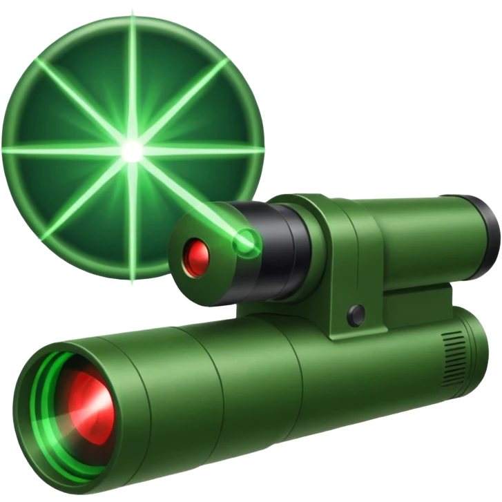 military laser emoji
