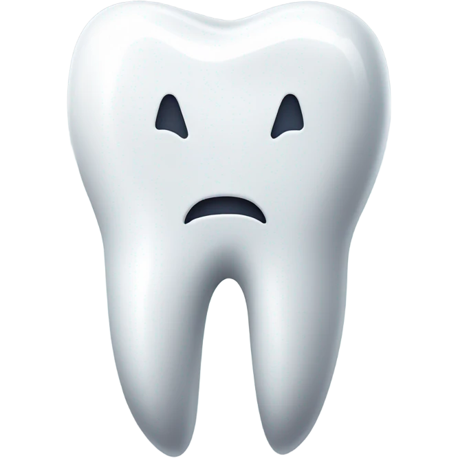 Tooth emoji