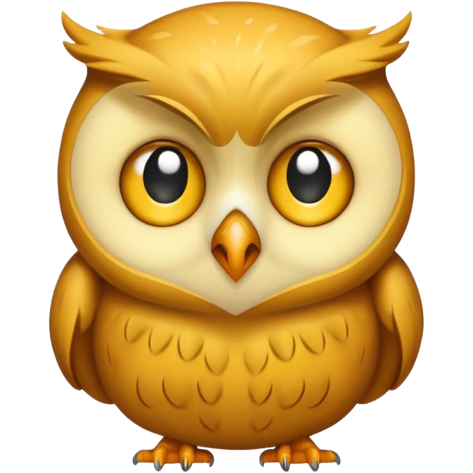 owl emoticon that is crying emoji