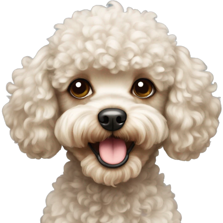 Toy poodle emoji