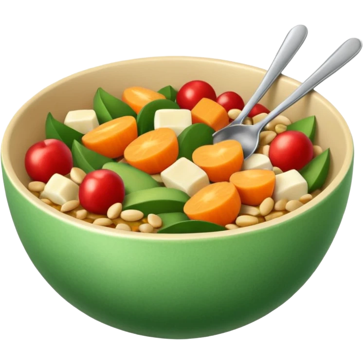 healthy bowl emoji