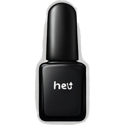 Black nail polish emoji