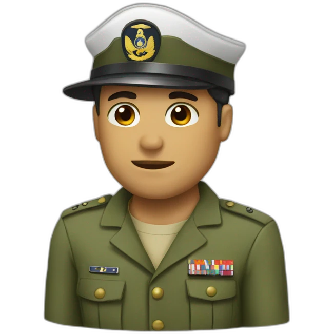 Military Benito emoji