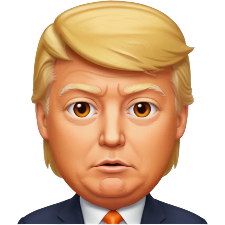 trump more orange emoji