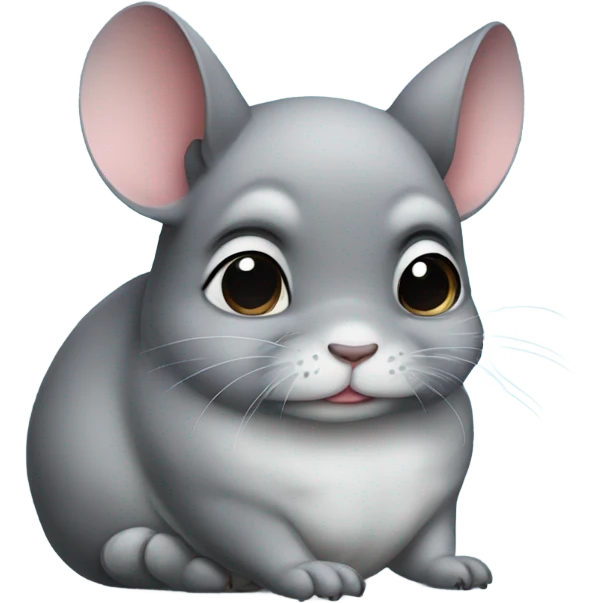 Sad chinchilla  emoji