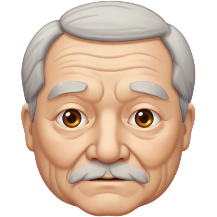 Fat old man emoji
