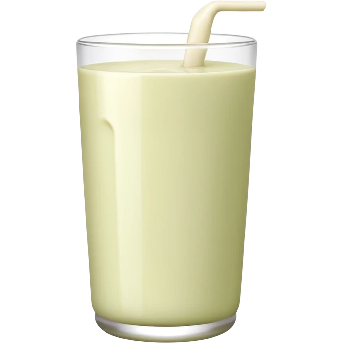 pastel olive milk emoji