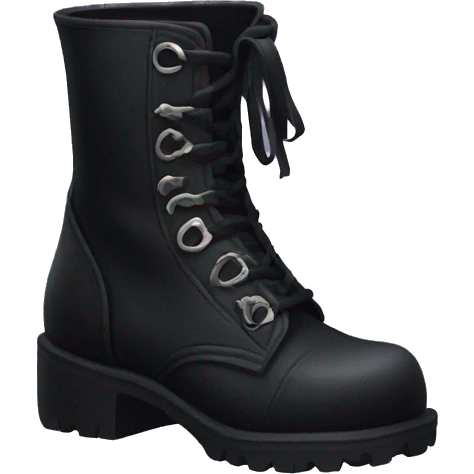 Gothic boots emoji