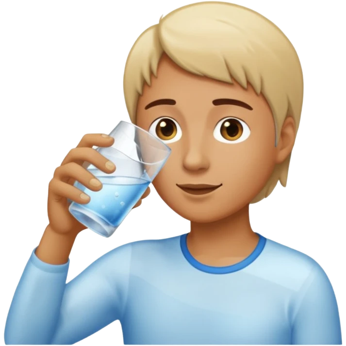PERSON DRINKING WATER emoji