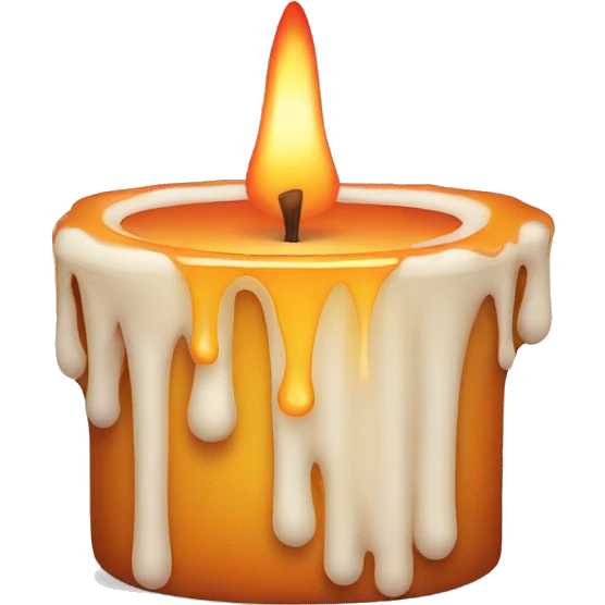 melting candle emoji
