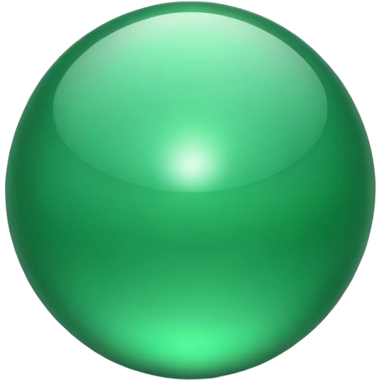 Green one emoji