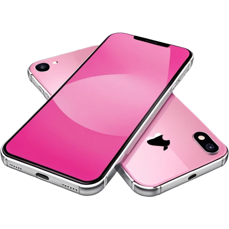 pink iphone 15 plus emoji